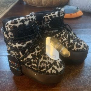 Jimmy Choo Moon Boots Leopard Print